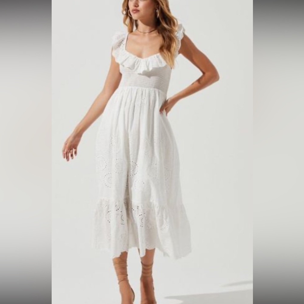 ASTR x Free People Cottage Eyelet Dress S NWT